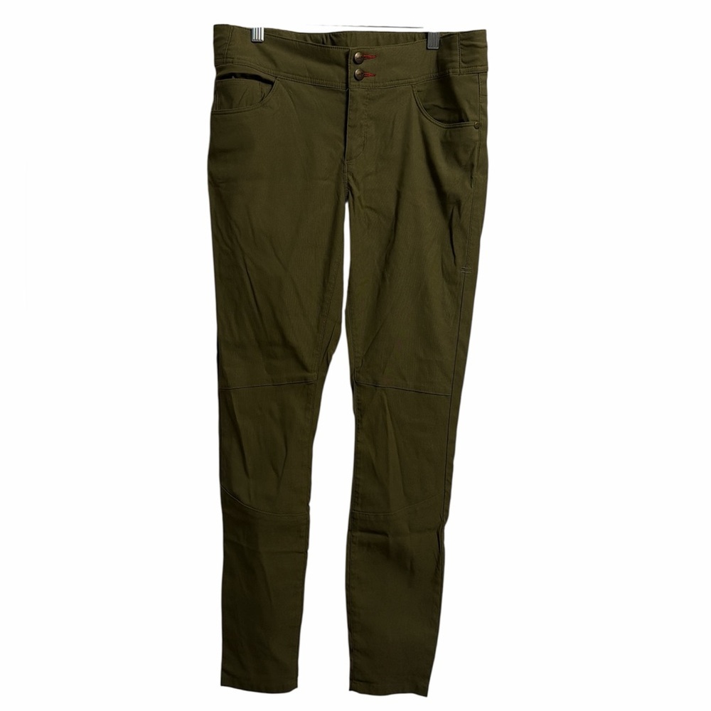 Toad&Co Olive Green Flextime Skinny Pant - Picture 2 of 5